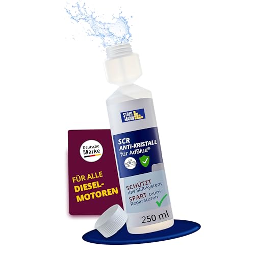 JETZT NEU!! STAHLMANN® Anti-Kristall-Systemreiniger [250ml] - Diesel Additiv Konzentrat verhinder Kristallbildung im SCR System - Ad Ablue Additiv von STAHLMANN