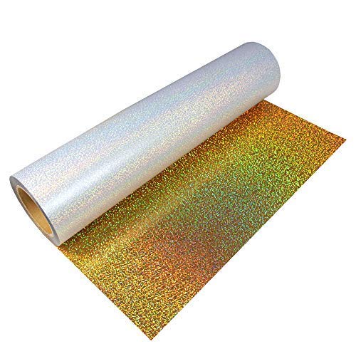 Stahls® 16,38€/m² CAD-CUT® Effect Textilfolie 903 Sparkle Gold 50cm x 1m Flexfolie Bügelfolie Flex Folie von STAHLS