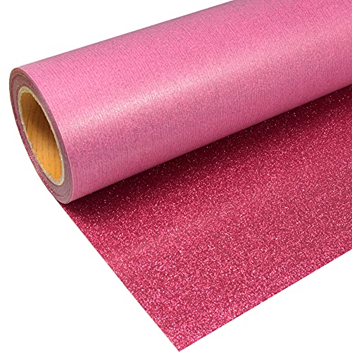 Stahls® 26,78€/m² CAD-CUT® Glitter Flexfolie 927 Pink 50cm x 1m Bügelfolie Flex Folie von STAHLS