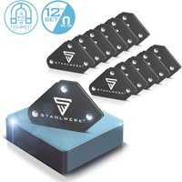 STAHLWERK 3 x Schweißwinkel 4er Set Magnet 4 kg 9 lbs Schweißmagnet Magnetwinkel von STAHLWERK