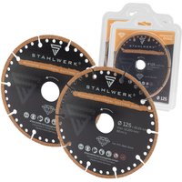 STAHLWERK Diamant Universal Trennscheibe 2er Set Eisen PVC Stahl Stein von STAHLWERK
