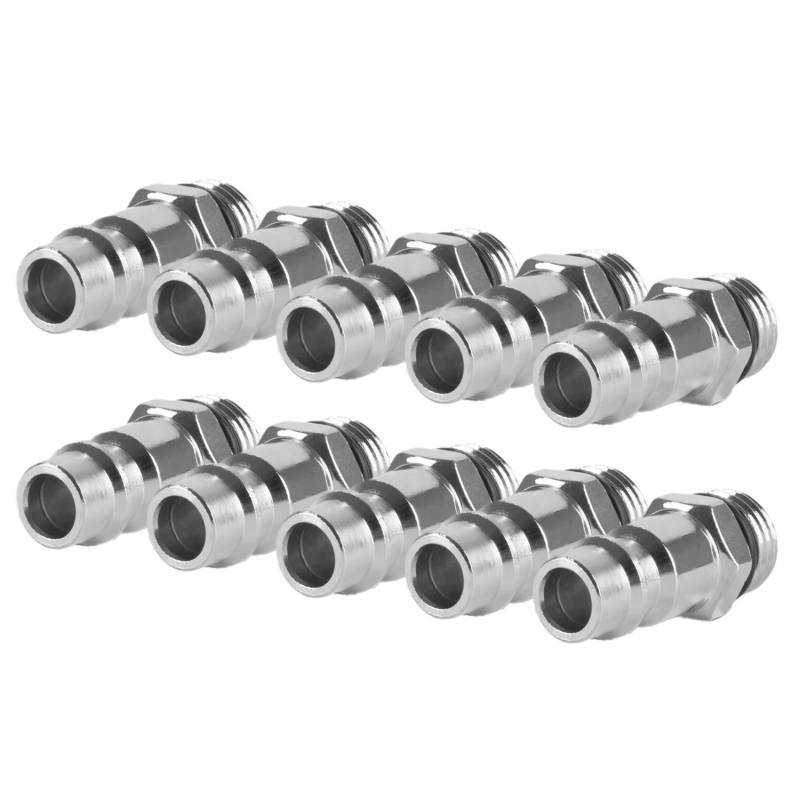 STAHLWERK 10er Set Druckluft-Schnellkupplung Stecknippel NW 7.2 Viertel Zoll STAHLWERK 10er Set Druckluft-Schnellkupplung Stecknippel NW 7.2 Viertel Zoll von STAHLWERK