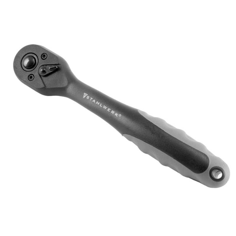 STAHLWERK 3/8 Zoll Profi-Umschaltknarre aus Chrom Vanadium Stahl 72 Zähne von STAHLWERK