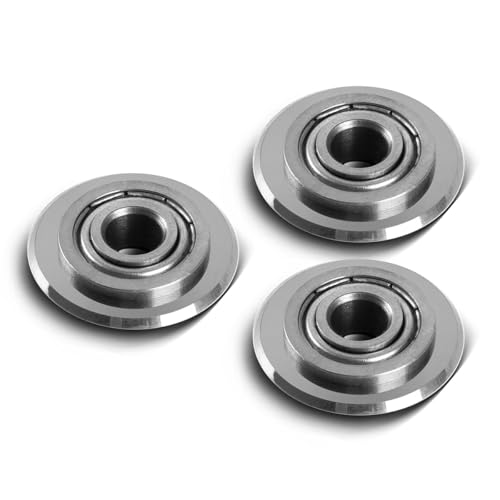 STAHLWERK 3 x Universal Fliesenschneidrad 22 x 6 x 6 mm mit 14 mm Schneidleistung für Fliesenschneider, Premium Schneidrad mit Kugellager zum präzisen Schneiden von Keramikfliesen STAHLWERK 3 x Universal Fliesenschneidrad 22 x 6 x 6 mm mit 14 mm Schneidleistung für Fliesenschneider, Premium Schneidrad mit Kugellager zum präzisen Schneiden von Keramikfliesen von STAHLWERK