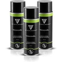 3er Set Profi-Kriechöl zum Sprühen Schmiermittel 400 ml Dose - Stahlwerk 3er Set Profi-Kriechöl zum Sprühen Schmiermittel 400 ml Dose - Stahlwerk von STAHLWERK