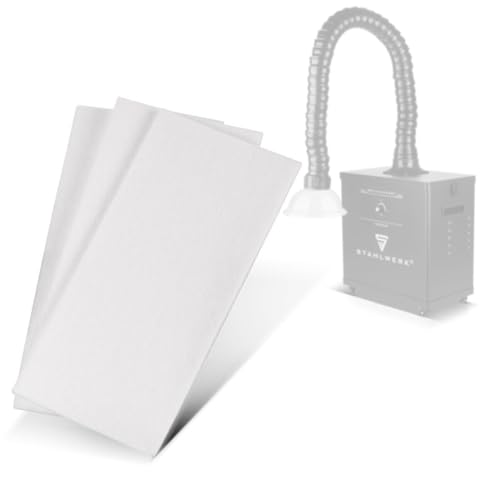 STAHLWERK 3er Set Vorfilter für Rauchabsaugung FE-210 ST Ersatzfilter | Filtermatte | Luftfilter | Vorfiltermatte für Absauganlage | Rauchabsorber | Rauchabzug | Schweißrauch- und Lötabsaugung von STAHLWERK
