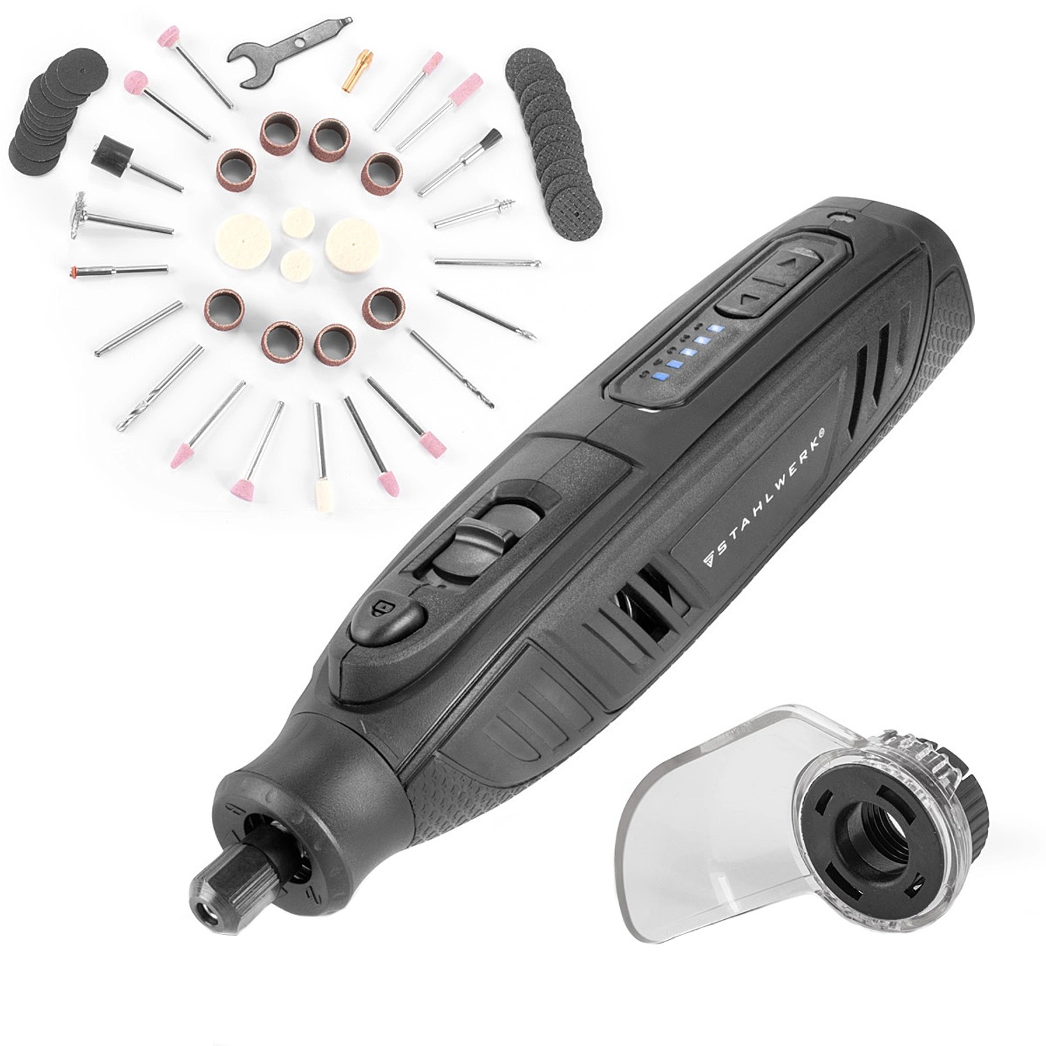 STAHLWERK Akku Mehrzweckschleifer AMF-80 ST 5.000-25.000 U/min 2.000 mAh STAHLWERK Akku Mehrzweckschleifer AMF-80 ST 5.000-25.000 U/min 2.000 mAh von STAHLWERK
