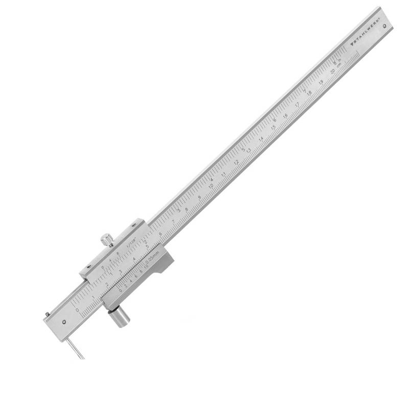 STAHLWERK Anreiß Messschieber Messlehre Schieblehre 0-200 Mm Din 862 Mit Nonius von STAHLWERK