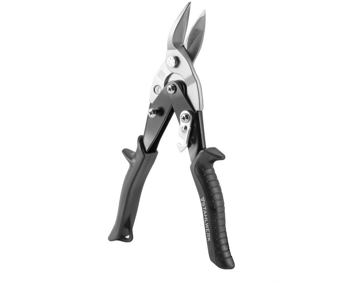 STAHLWERK Blechschere Robuste Profi-Blechschere linksschneidend, (Packung, 1-tlg), für Bleche bis 1,25 mm von STAHLWERK