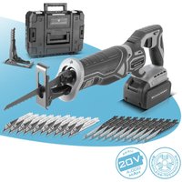 STAHLWERK Brushless-Akku-Säbelsäge mit 20 Ersatzblättern 10 x Holz, 10 x Metall STAHLWERK Brushless-Akku-Säbelsäge mit 20 Ersatzblättern 10 x Holz, 10 x Metall von STAHLWERK