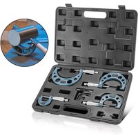 STAHLWERK Bügelmessschraube 4er Set Messbereich 0-25, 25-50, 50-75, 75-100 mm von STAHLWERK