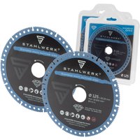 STAHLWERK Diamant Multi Trennscheibe 2er Set Stahl Porzellan Marmor PVC STAHLWERK Diamant Multi Trennscheibe 2er Set Stahl Porzellan Marmor PVC von STAHLWERK