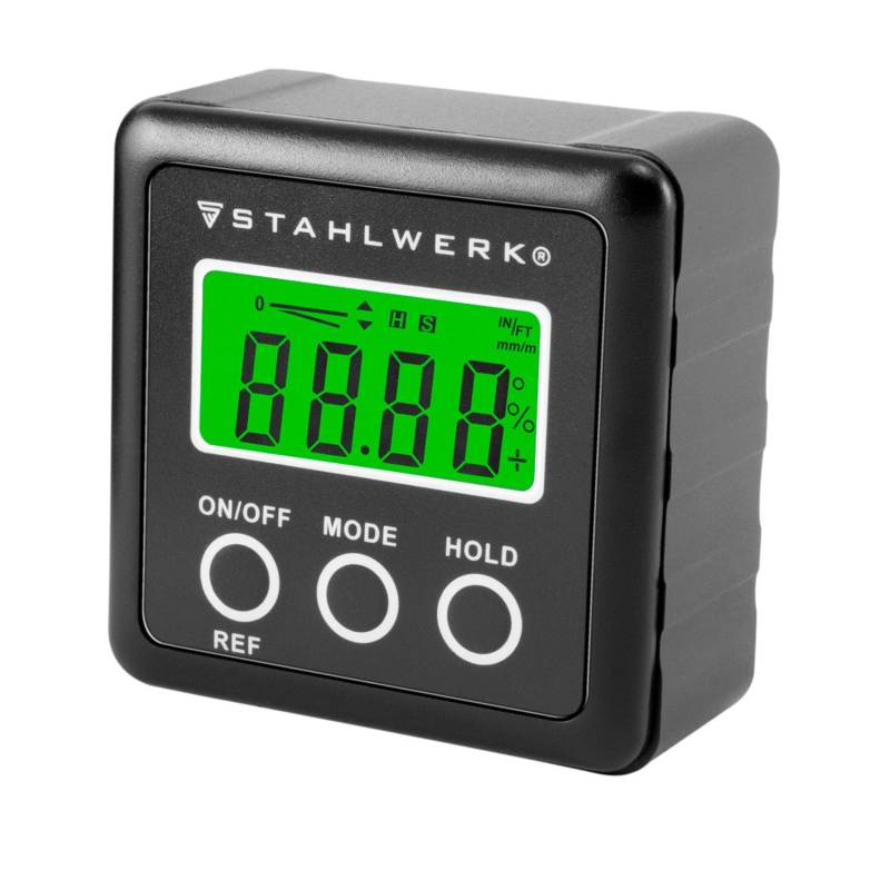STAHLWERK Digitaler Winkelmesser LB-360 ST Neigungsmesser, Level Box von STAHLWERK