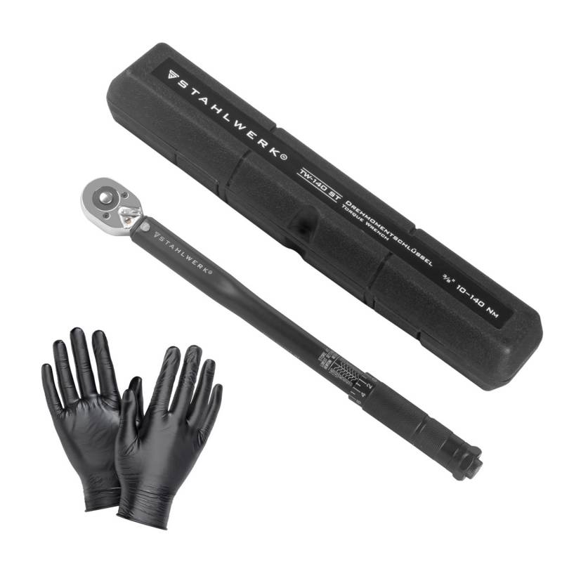 STAHLWERK Drehmomentschlüssel TW-140 ST 10-140 Nm 3/8 Zoll Umschaltknarre STAHLWERK Drehmomentschlüssel TW-140 ST 10-140 Nm 3/8 Zoll Umschaltknarre von STAHLWERK