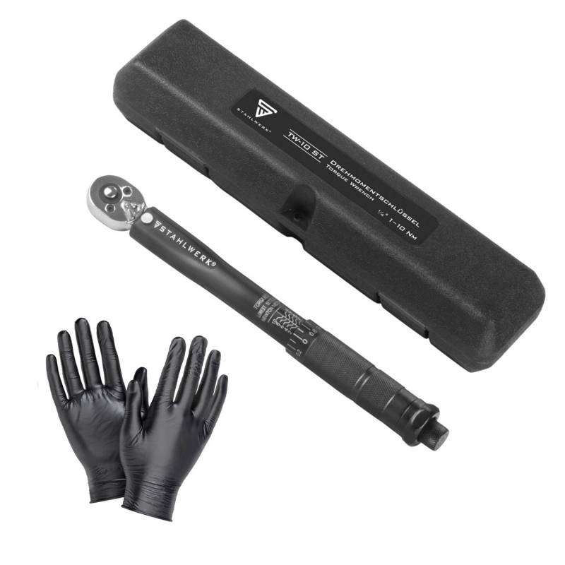 STAHLWERK Drehmomentschlüssel TW-25 ST 5-25 Nm 1/4 Zoll Umschaltknarre von STAHLWERK