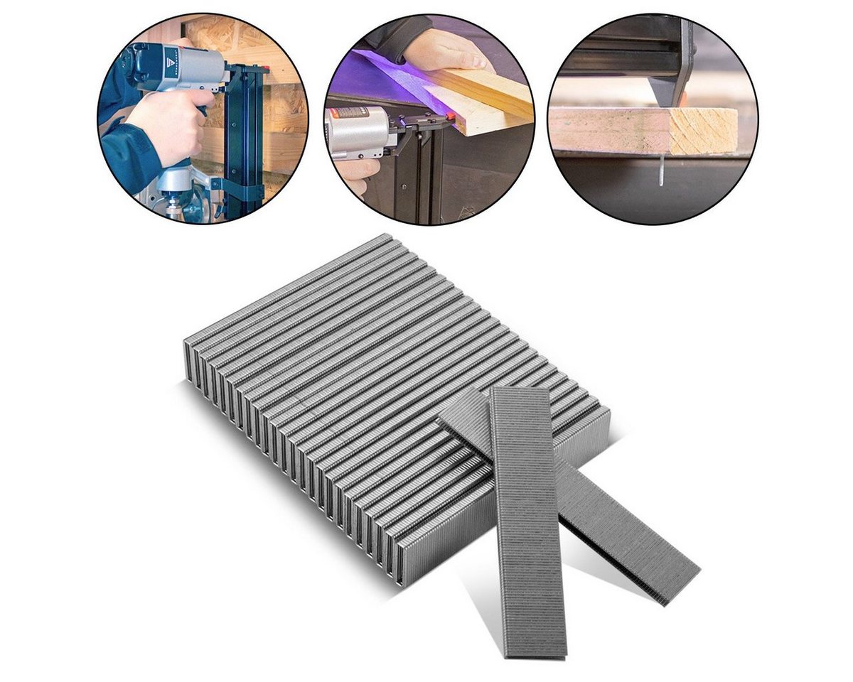STAHLWERK Druckluftwerkzeug Heftklammern Typ 90 (1,25 x 1,0 mm) mit 25mm Länge, (Paket, 5000-tlg., Set), für die professionelle Anwendung in Industrie, Handwerk, Werkstatt von STAHLWERK
