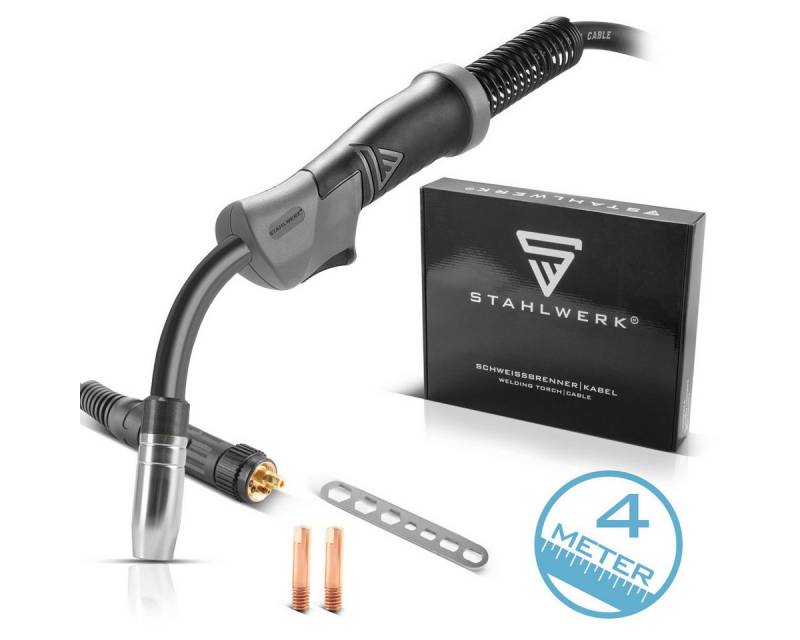 STAHLWERK Elektrowerkzeug-Set AK15 Schweißbrenner 4 m Schlauchpaket für MIG MAG von STAHLWERK