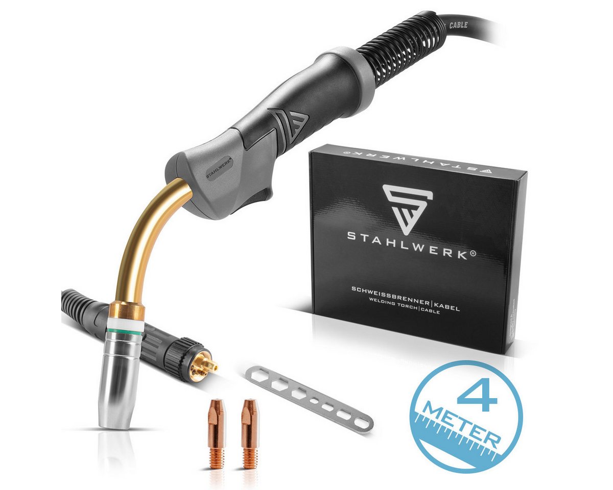 STAHLWERK Elektrowerkzeug-Set AK25 Schweißbrenner 4 m Schlauchpaket für MIG MAG STAHLWERK Elektrowerkzeug-Set AK25 Schweißbrenner 4 m Schlauchpaket für MIG MAG von STAHLWERK
