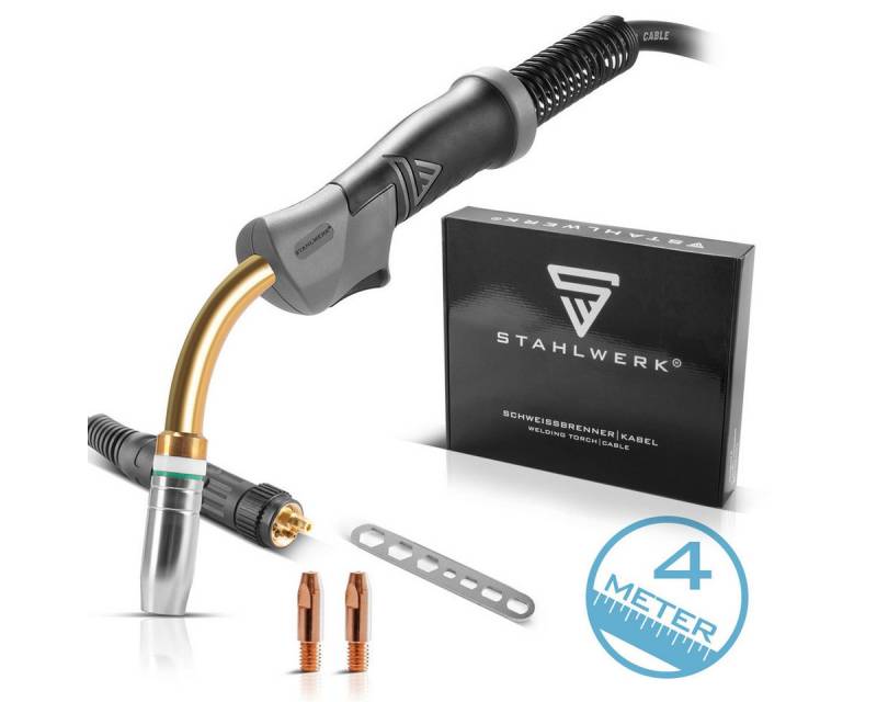 STAHLWERK Elektrowerkzeug-Set AK25 Schweißbrenner 4 m Schlauchpaket für MIG MAG STAHLWERK Elektrowerkzeug-Set AK25 Schweißbrenner 4 m Schlauchpaket für MIG MAG von STAHLWERK