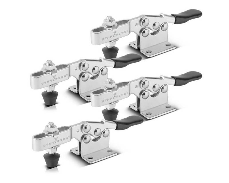 STAHLWERK Elektrowerkzeug-Set Knebelklemme 4er Set 90kg 198lbs Senkrechtspanner STAHLWERK Elektrowerkzeug-Set Knebelklemme 4er Set 90kg 198lbs Senkrechtspanner von STAHLWERK