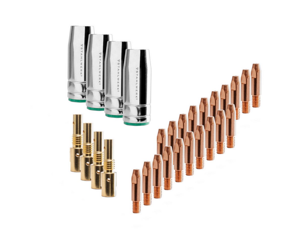 STAHLWERK Elektrowerkzeug-Set MIG MAG Schweißzubehör AK-25 / MB-25 Set von STAHLWERK