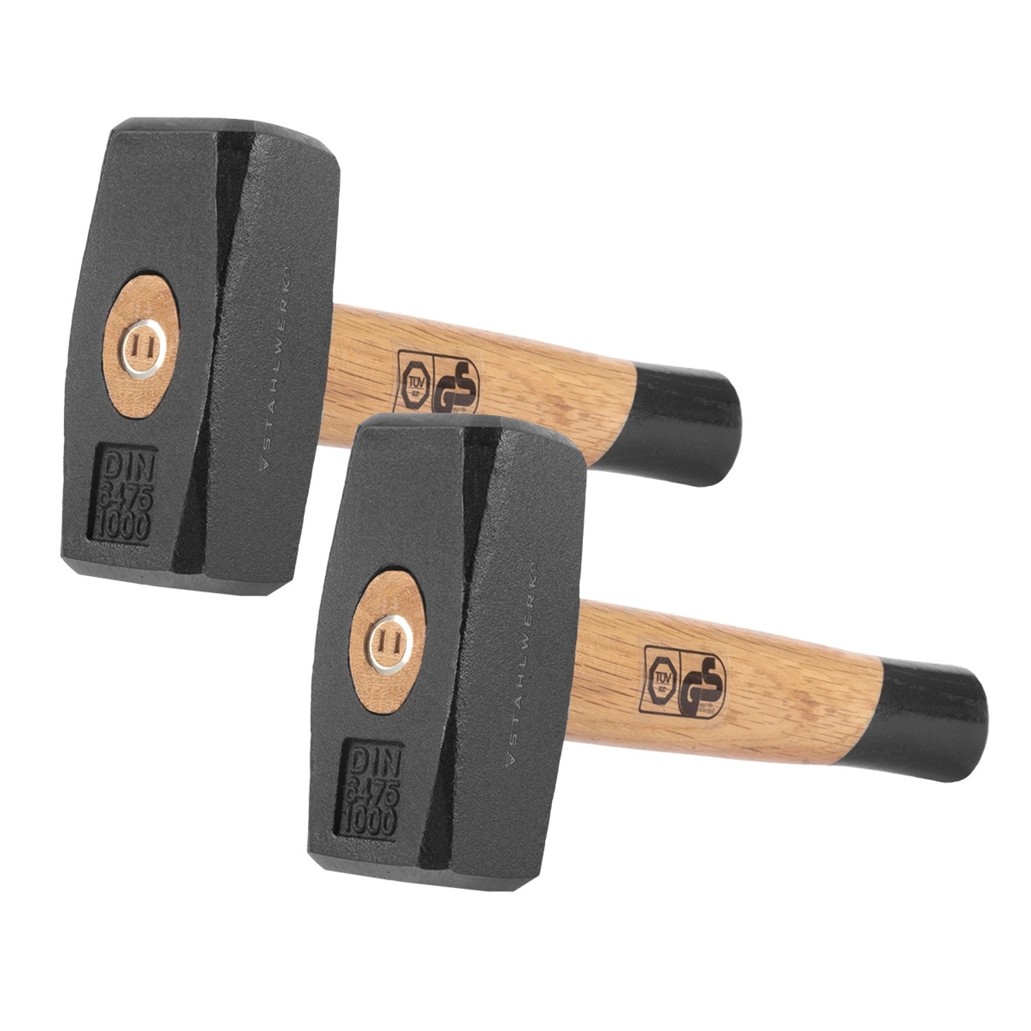 STAHLWERK Fäustel 2er Set 1000g Plattenhammer Aus Carbon-Stahl Vorschlaghammer STAHLWERK Fäustel 2er Set 1000g Plattenhammer Aus Carbon-Stahl Vorschlaghammer von STAHLWERK