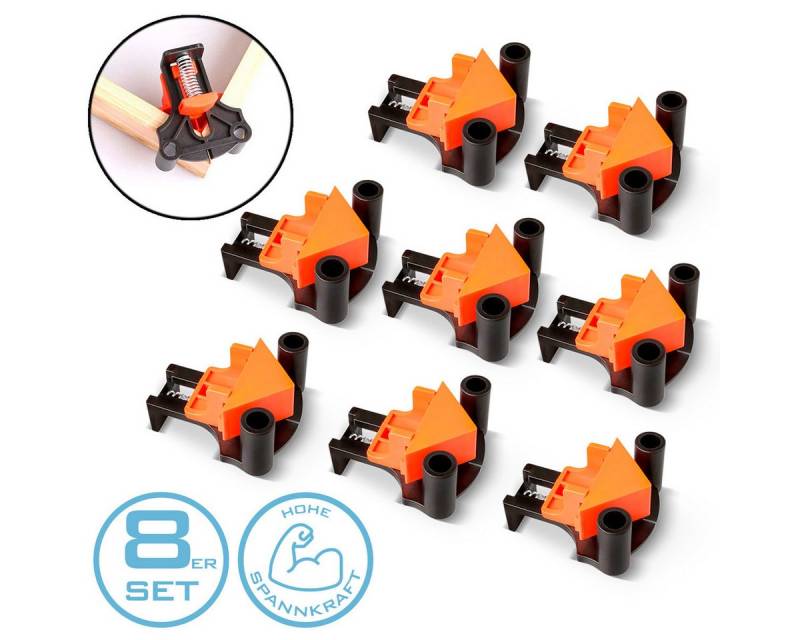 STAHLWERK Flachwinkel Eckenspanner 8er Set 60°, 90°, 120° Winkelspanner, (8-St) STAHLWERK Flachwinkel Eckenspanner 8er Set 60°, 90°, 120° Winkelspanner, (8-St) von STAHLWERK