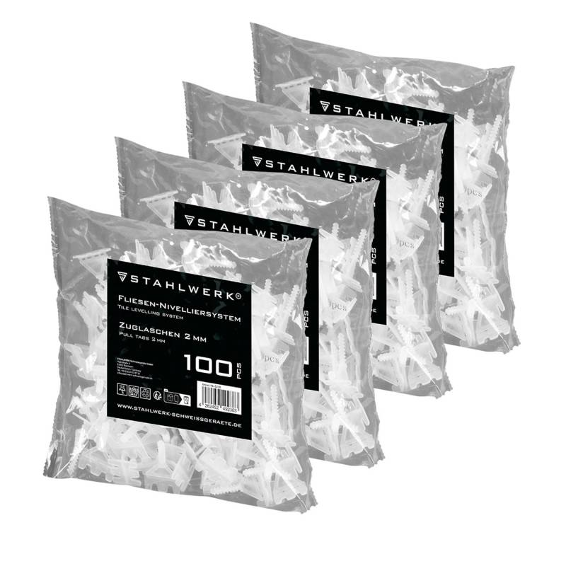 STAHLWERK Fliesen Nivellier System 200 teilig Zuglasche mit Gewinde 2er Set STAHLWERK Fliesen Nivellier System 200 teilig Zuglasche mit Gewinde 2er Set von STAHLWERK