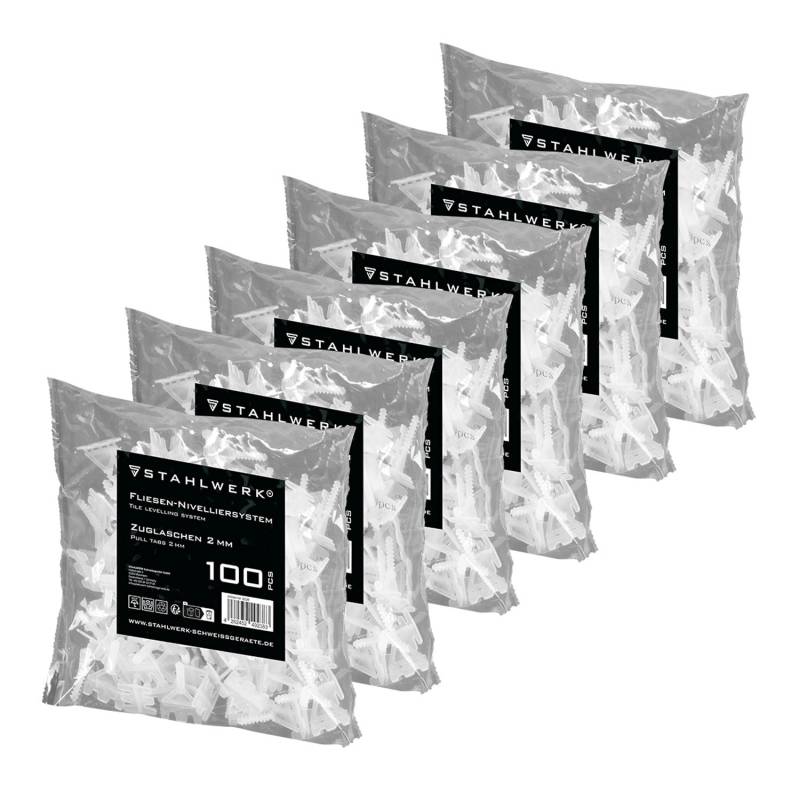 STAHLWERK Fliesen Nivellier System 200 teilig Zuglasche mit Gewinde 3er Set STAHLWERK Fliesen Nivellier System 200 teilig Zuglasche mit Gewinde 3er Set von STAHLWERK