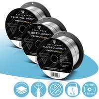 STAHLWERK Fülldraht 3er Set FLUX E71T-GS 1 mm 1 kg Drahtrolle D100 MIG MAG STAHLWERK Fülldraht 3er Set FLUX E71T-GS 1 mm 1 kg Drahtrolle D100 MIG MAG von STAHLWERK