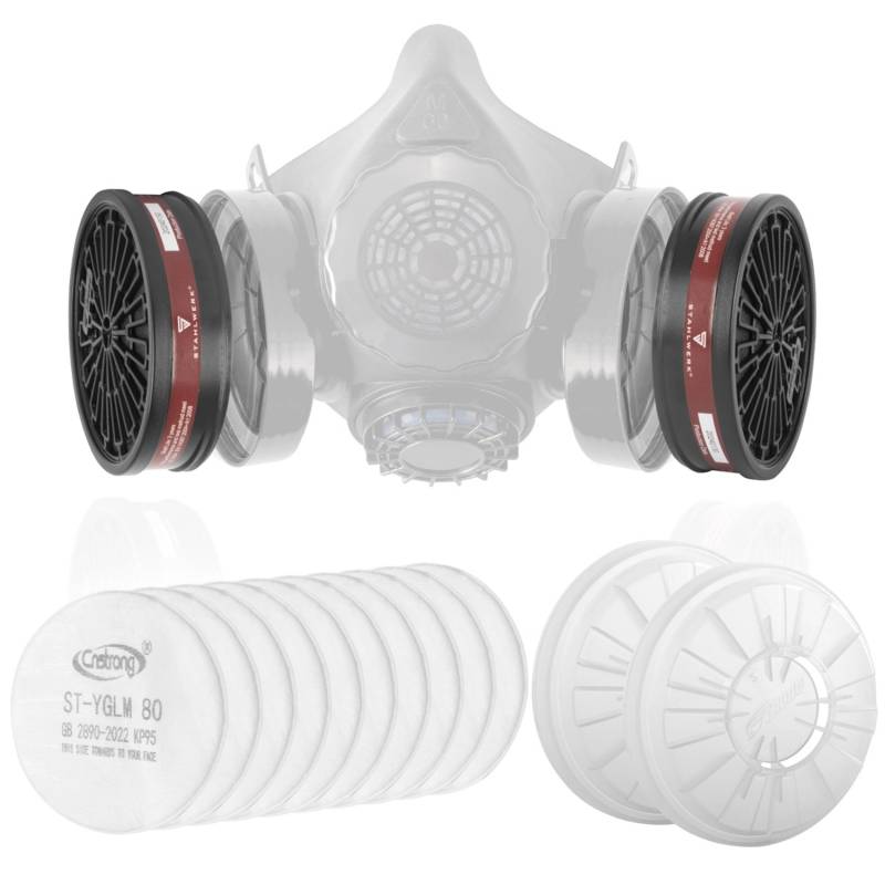 STAHLWERK Gasfilter Set A1 Filter / Ersatzfilter / Partikelfilter / Luftfilter von STAHLWERK