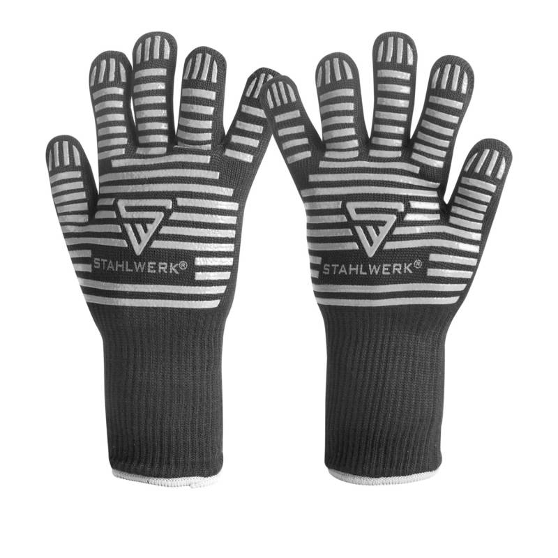 STAHLWERK Hitzebeständige Handschuhe Bis 800°C En 407:2004 Aus Aramid-Gewebe von STAHLWERK