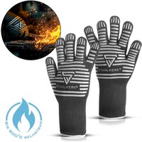 STAHLWERK Hitzebeständige Handschuhe bis 800°C EN 407:2004 aus ARAMID-Gewebe STAHLWERK Hitzebeständige Handschuhe bis 800°C EN 407:2004 aus ARAMID-Gewebe von STAHLWERK