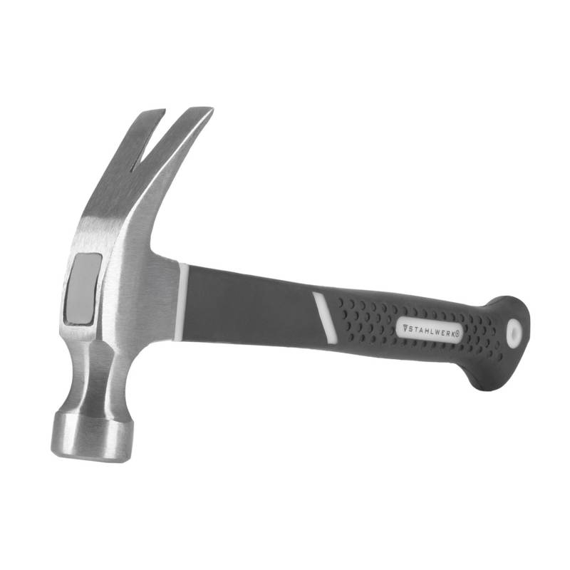 STAHLWERK Klauenhammer 570 G Zimmermannshammer Aus Carbon-Stahl Mit TPR Griff von STAHLWERK