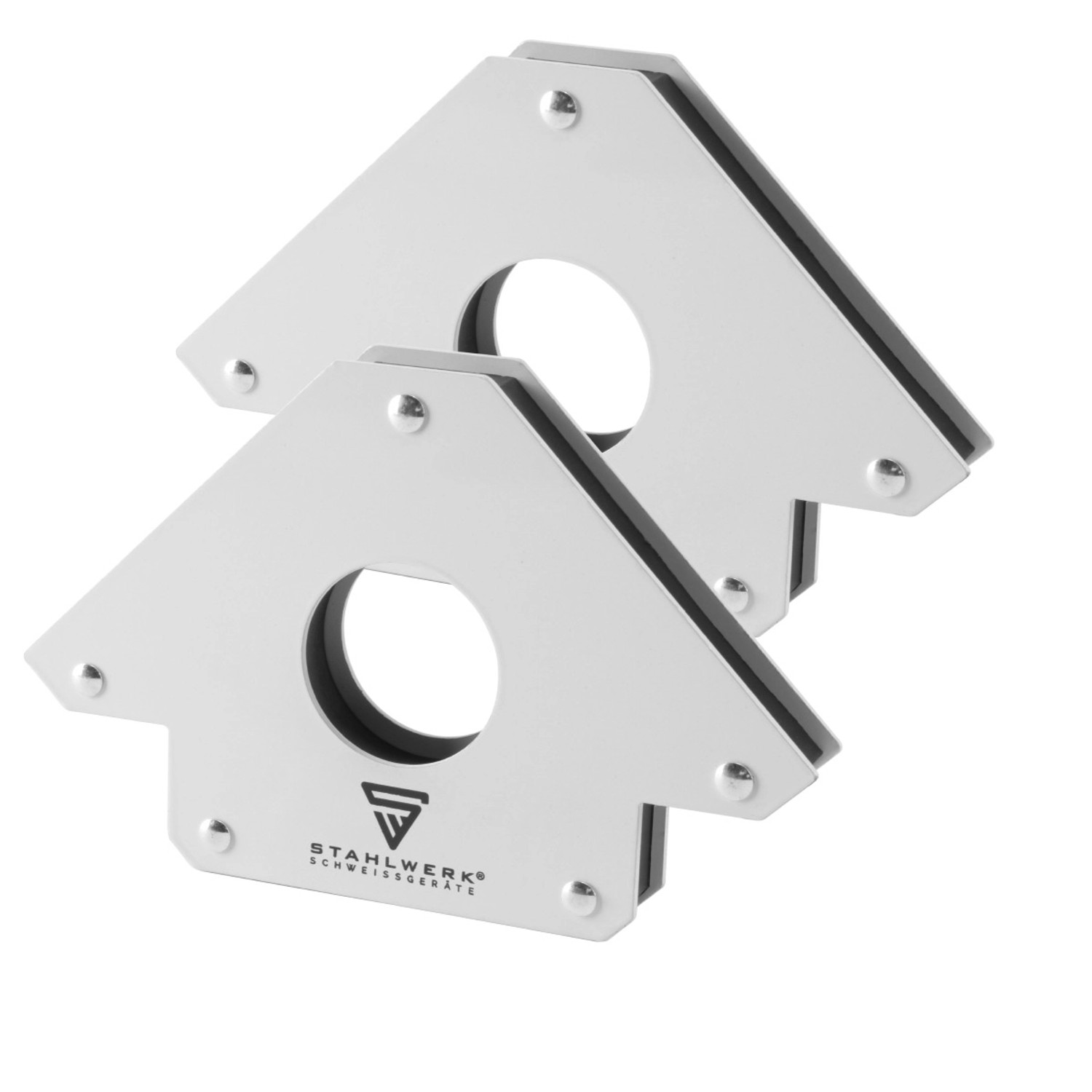 STAHLWERK Magnet-Schweißwinkel 45° X 90° X 135°, 34 Kg / 75 Lbs 2er Set STAHLWERK Magnet-Schweißwinkel 45° X 90° X 135°, 34 Kg / 75 Lbs 2er Set von STAHLWERK