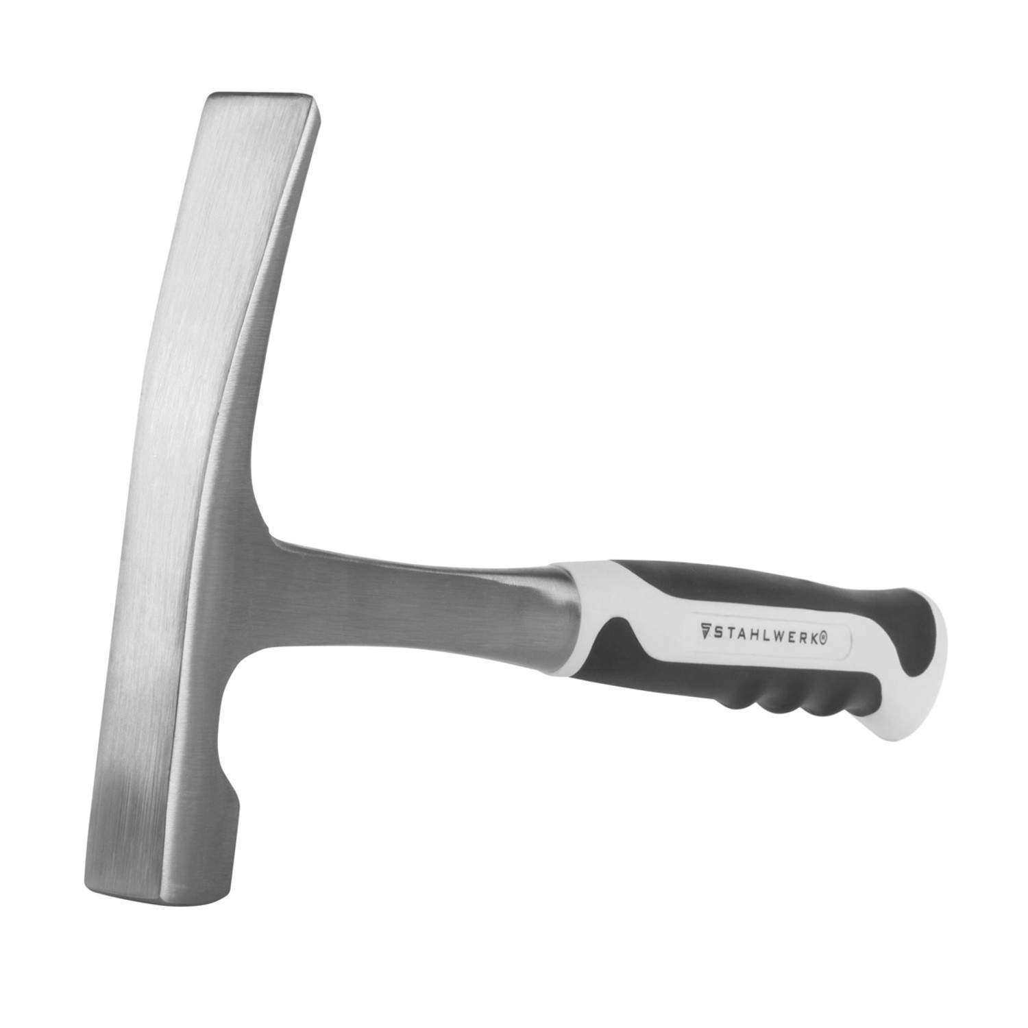 STAHLWERK Maurerhammer Aus Carbon-Stahl Ziegelhammer Mit Fiberglas-Griff von STAHLWERK