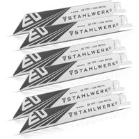 STAHLWERK Metall-Sägeblatt 6er Set 150 x 19 x 0,92 mm für 1/2 Zoll Aufnahme von STAHLWERK