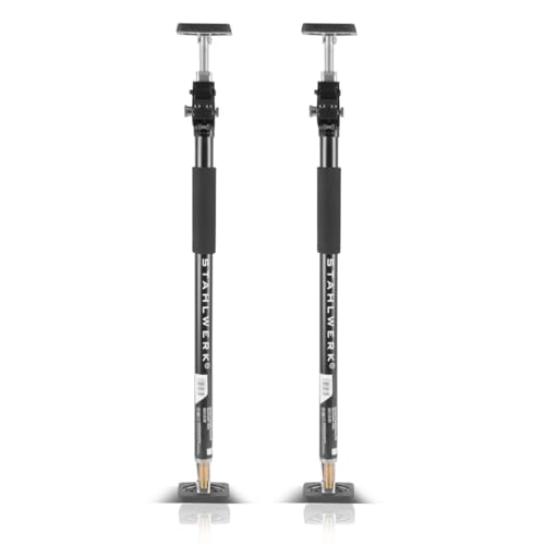 STAHLWERK Montagestütze | Baustütze MH-115 ST 2er Set 66-115 cm, 40 kg Tragkraft, robuster Türspanner | Teleskopstütze | Spannstütze STAHLWERK Montagestütze | Baustütze MH-115 ST 2er Set 66-115 cm, 40 kg Tragkraft, robuster Türspanner | Teleskopstütze | Spannstütze von STAHLWERK