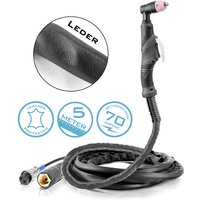 STAHLWERK Plasmaschneidbrenner AG-60 SG-55 ledergeschütztes 5 m Schlauchpaket STAHLWERK Plasmaschneidbrenner AG-60 SG-55 ledergeschütztes 5 m Schlauchpaket von STAHLWERK