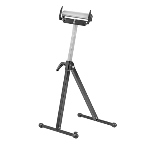 STAHLWERK Rollenbock RB-110 ST Arbeitsbock | Klappbock höhenverstellbar von 720 bis 1.100 mm mit 60 kg Tragkraft und Rollenauflage von STAHLWERK