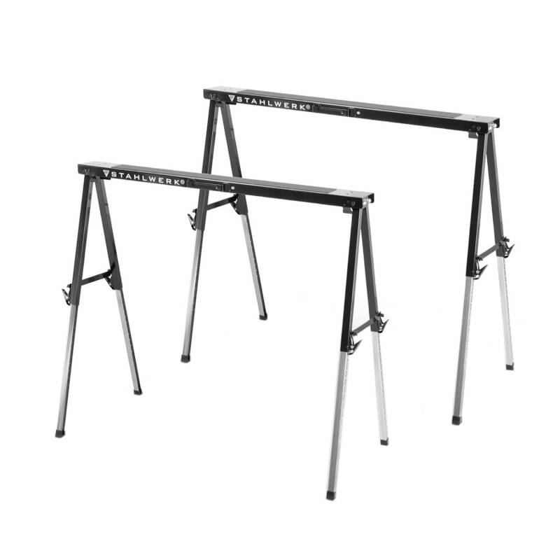 STAHLWERK Sägebock 2Er Set 150 Kg Höhenverstellbar 645 - 910 Mm Arbeitsbock STAHLWERK Sägebock 2Er Set 150 Kg Höhenverstellbar 645 - 910 Mm Arbeitsbock von STAHLWERK