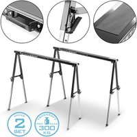 STAHLWERK Sägebock 2er Set 150 kg höhenverstellbar 645 - 910 mm Arbeitsbock STAHLWERK Sägebock 2er Set 150 kg höhenverstellbar 645 - 910 mm Arbeitsbock von STAHLWERK