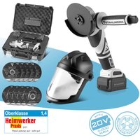 STAHLWERK Schleif-Set Brushless Akku-Winkelschleifer AWS-20 ST Schleifhelm STAHLWERK Schleif-Set Brushless Akku-Winkelschleifer AWS-20 ST Schleifhelm von STAHLWERK