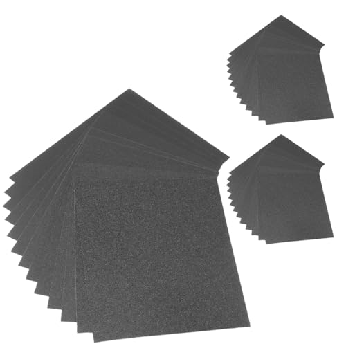 STAHLWERK Schleifpapier 36er Set 230 x 280 mm Siliziumcarbid-Schmirgelpapier | Schleifpads | Schleifmittel mit 60 | 80 | 100 | 120 | 180 | 240 Körnung zum Schleifen und Polieren von STAHLWERK