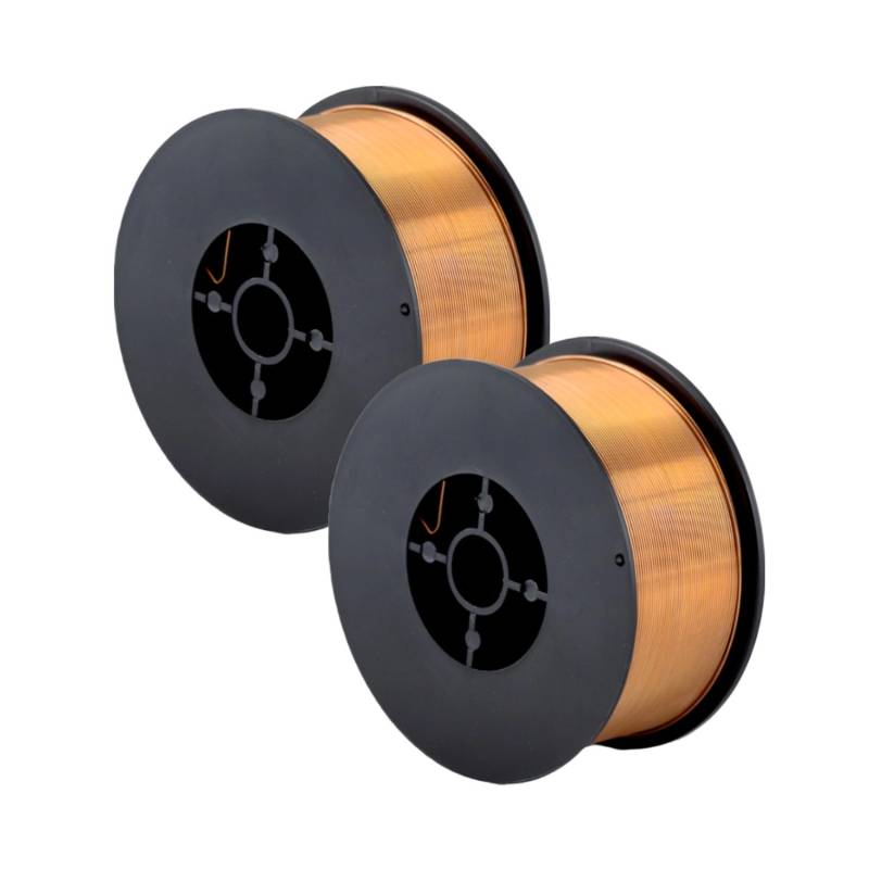 STAHLWERK Schweißdraht MIG/MAG Ø 0,8mm Stahl SG2 ER70S-6 1 kg Drahtrolle 2er Set von STAHLWERK