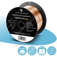 STAHLWERK Schweißdraht MIG MAG CuSi3 0,8 mm 1 kg Drahtrolle STAHLWERK Schweißdraht MIG MAG CuSi3 0,8 mm 1 kg Drahtrolle von STAHLWERK
