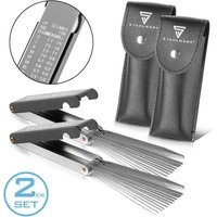 STAHLWERK Schweißdüsenreiniger Edelstahl-Feilen 13 in 1 praktischen Etui 2er Set STAHLWERK Schweißdüsenreiniger Edelstahl-Feilen 13 in 1 praktischen Etui 2er Set von STAHLWERK
