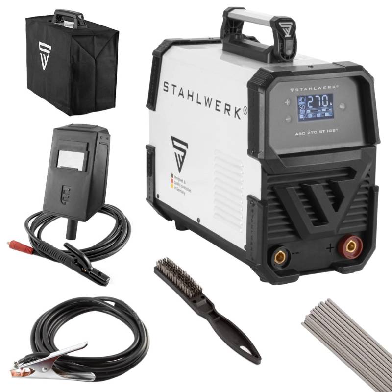 STAHLWERK Schweißgerät ARC 270 ST DC MMA E Hand Inverter mit 270 A STAHLWERK Schweißgerät ARC 270 ST DC MMA E Hand Inverter mit 270 A von STAHLWERK