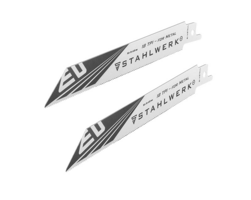 STAHLWERK Stichsägeblatt Metall-Sägeblatt 2er Set 150 x 19 x 0,92 mm von STAHLWERK