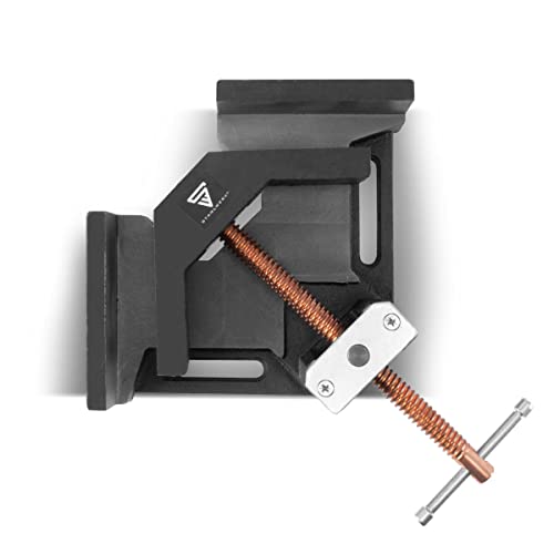 STAHLWERK WK-100 ST Schweißwinkelklemme/Winkelspanner mit 100 mm Maulweite zum Fixieren von Werkstücken im 90° Grad Winkel - 7 Jahre Garantie von STAHLWERK
